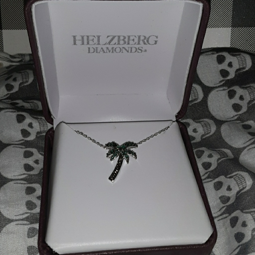 Helzberg Diamonds Palm Tree Necklace